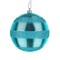 National Tree Company First Traditions Christmas Tree Ornaments, Blue with Glitter Stripes, Set of 6